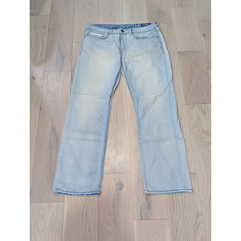Buffalo David Bitton Driven Straight Leg Jeans | Men's 33x32 Light Wash Denim - Picture 11 of 12